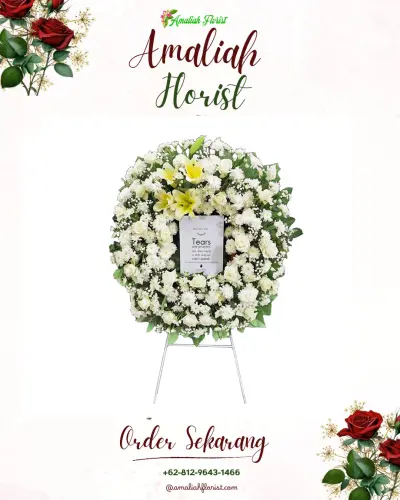 Krans Bunga Duka Cita di Mangunsari