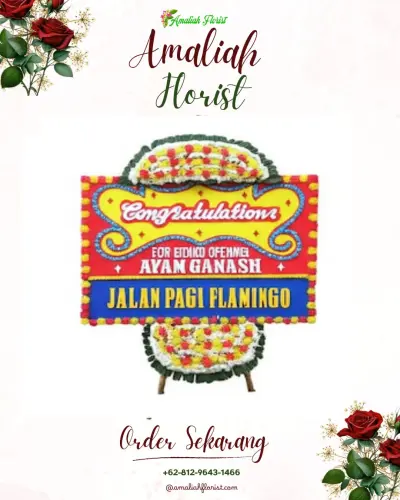 Bunga Papan Congratulation di Mangunsari